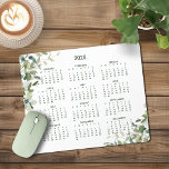 2025 Modern Elegant Botanical Eucalyptus Calendar Mouse Mat<br><div class="desc">2025 Modern Elegant Eucalyptus Greenery Calendar Mouse Pad featuring a simple,  minimalist year-at-a-glance calendar. 🌟 This is for 2025 Only. Please contact us at cedarandstring@gmail.com if you need assistance with the design or matching products.</div>