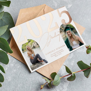 2025 modern elegant graduate photo graduation