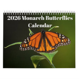 2025 Monarch Butterflies Calendar