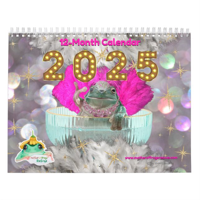2025 Mother Of Frogs Rescue Calendar  (Cover)