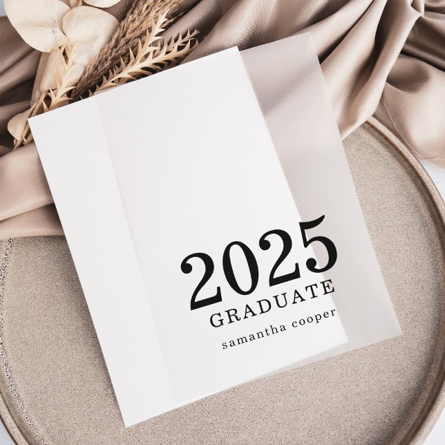 2025 Name Graduation Announcement Vellum Overlay (Creator Uploaded)