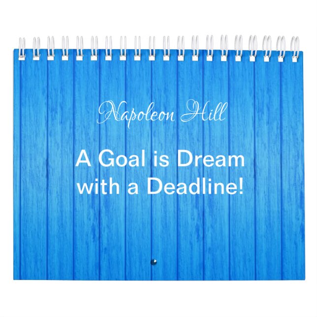 2025 Napoleon Hill, A Goal is a Dream Deadline Calendar (Cover)