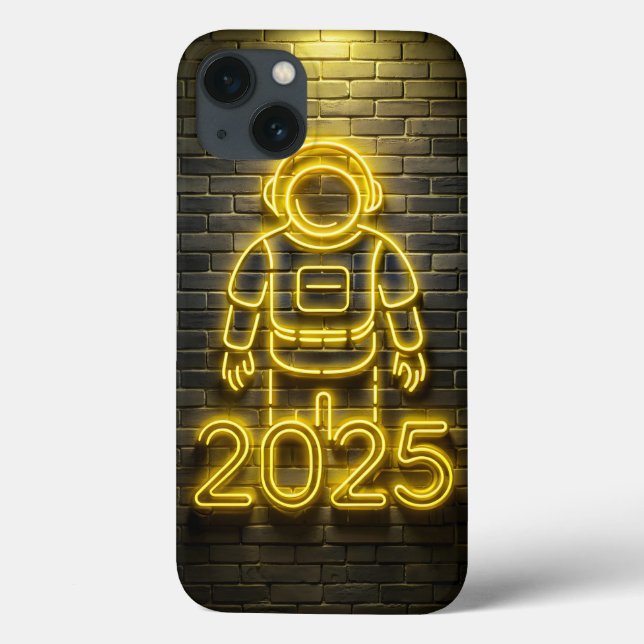 2025 neon astronaut phone case (Back)