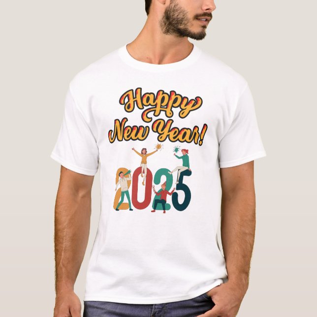 "2025 New Year Celebration T-Shirts - (Front)