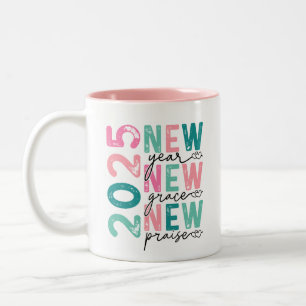 2025 New Year With Grace and Praise Coffee Mug