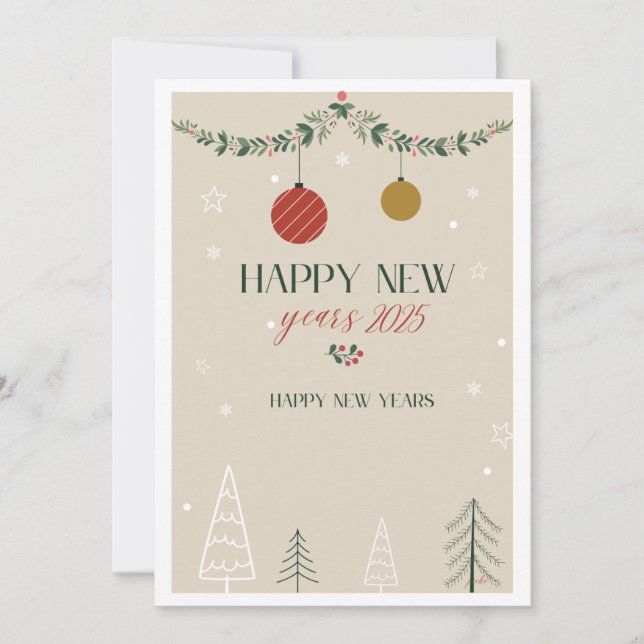 2025 new years card  (Front)
