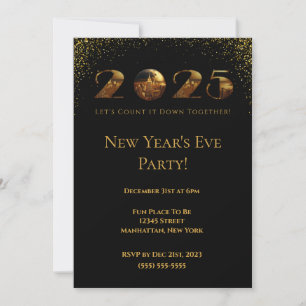 2025 New Year's Eve Party-Ball-NYC- Invitation