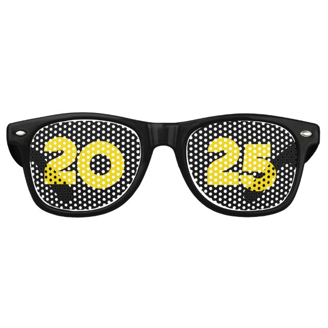 2025 New Year's Eve Party Retro Sunglasses (Front)