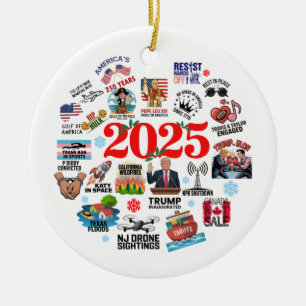2025 Notable Events Ornament