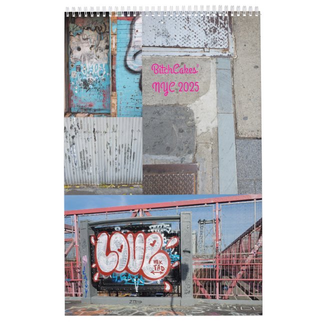 2025 NYC Calendar by Bitchcakes (Cover)