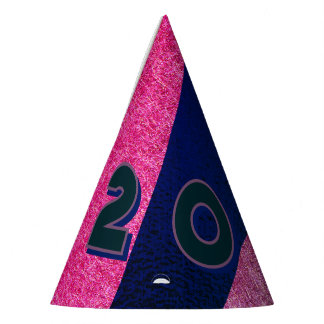 2025 NYE party hat in SUNSET AFTERGLOW