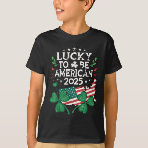 2025 Paddys Day - Shamrock American St. Patrick’s T-Shirt