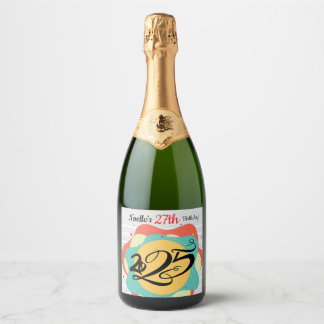 2025 Party Sparkling Wine Label