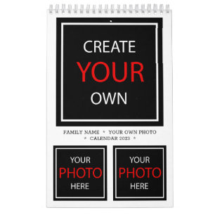 2025 Photo Calendar / Create Your Own Family