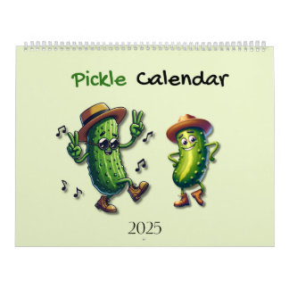 2025 Pickle Character Themed Calendar