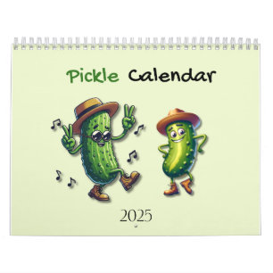 2025 Pickle Character Themed Calendar
