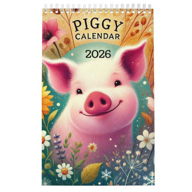 2025 Piggy Pig Calendar (Cover)