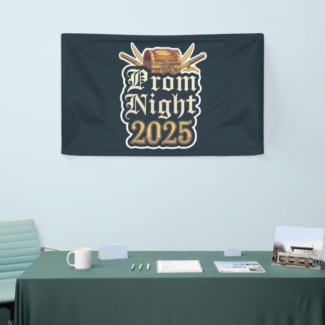 2025 Pirates & Mermaids Themed High School Prom Banner (Tradeshow)