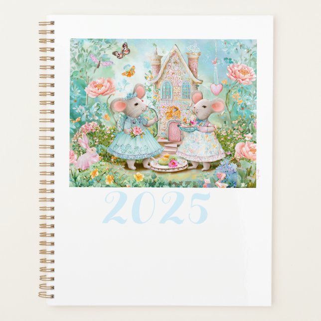 2025 Planner beautiful mouses (Front)