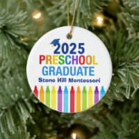2025 Preschool Graduate Cute Custom Keepsake