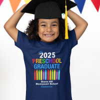 2025 Preschool Graduate Personalised Blue Kids