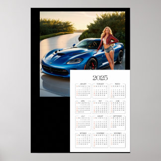 2025 QT Calendar Poster