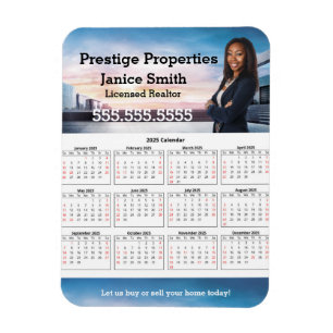 2025 Realtor Calendar Refrigerator Magnet