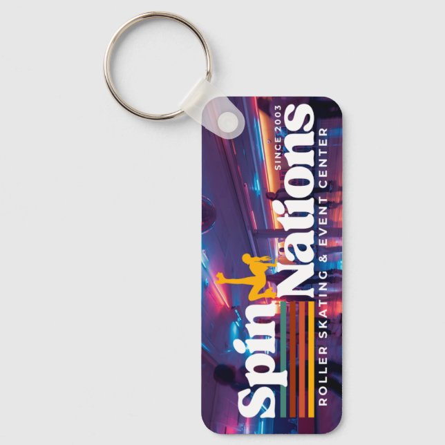 2025 RETRO Spinnations Keychain (Front)