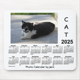 2025 Sassy Cat Photo Calendar by Janz Mouse Mat