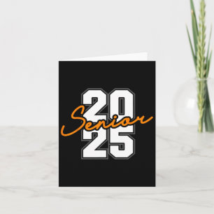 2025 Senior Cl High School College Graduation Oran Card