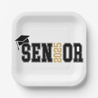 2025 Senior Graduate  Paper Plate