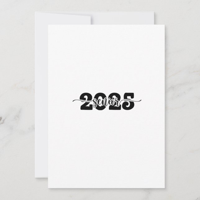  2025 Senior Graduation Class of 2025 School  Holiday Card (Front)