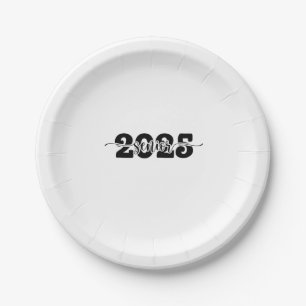 2025 Senior Graduation Class of 2025 School Paper Plate