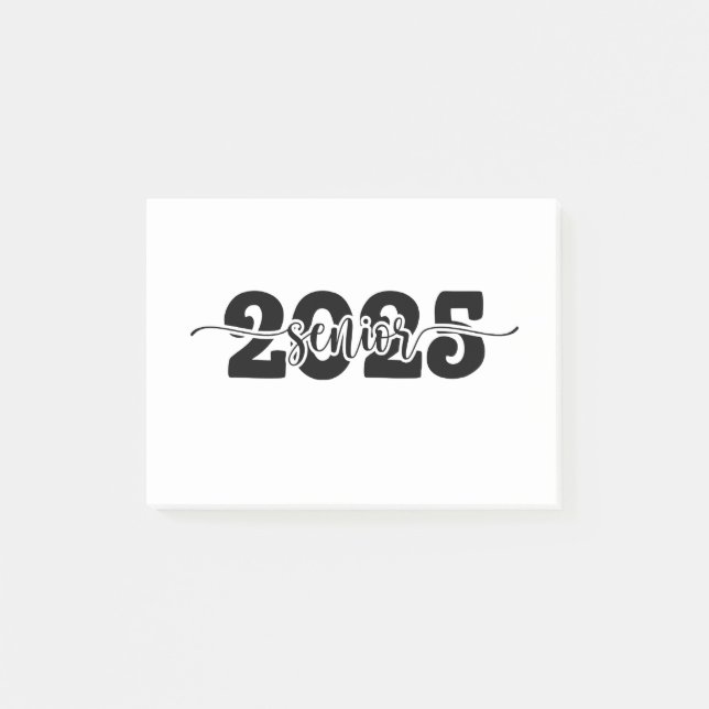  2025 Senior Graduation Class of 2025 School  Post-it Notes (Front)