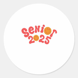 2025 Senior Graduation Summer Vacation Graduate Classic Round Sticker