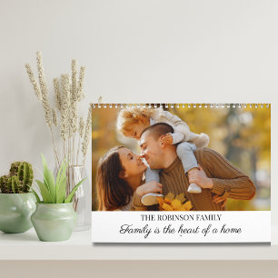 2025 Simple Create Your Own Custom Family Photo  Calendar