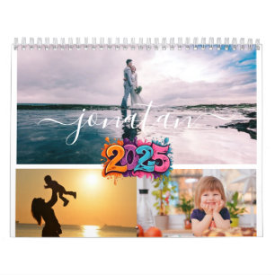 2025 Simple Custom Photo Collage Calendar