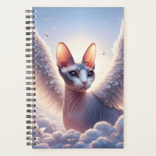 2025  Sphynx Cat Angel Calendar Planner Book