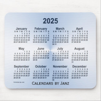 2025 Steel Blue Calendar by Janz Mouse Pad