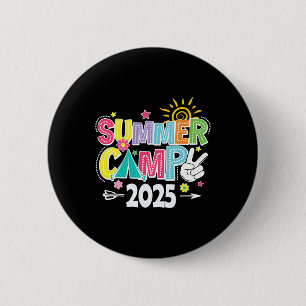 2025 Summer Camp 2025 Summer Vacation Matching Fam 6 Cm Round Badge