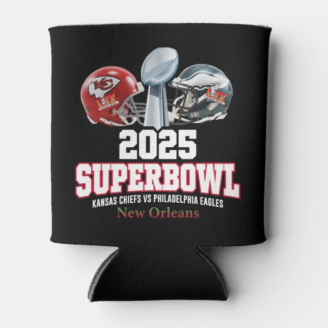 2025 Super Bowl Showdown  Can Cooler (Front)