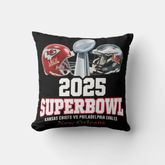 2025 Super Bowl Showdown  Cushion