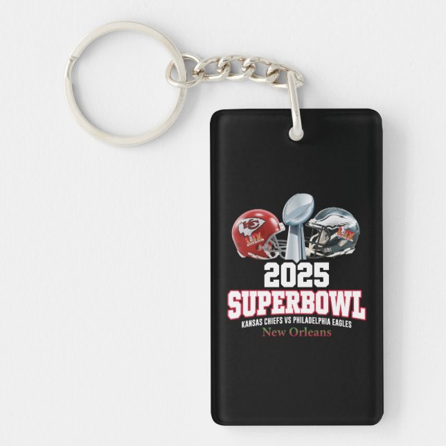 2025 Super Bowl Showdown  Key Ring (Front)