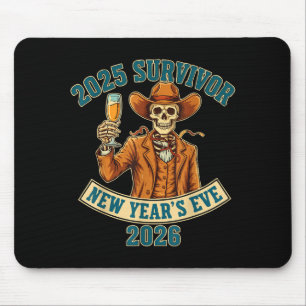 2025 Survivor New Year's Eve 2026  Mouse Mat