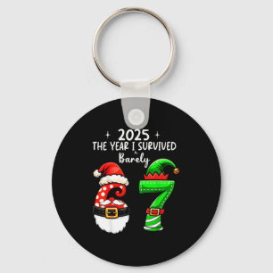 2025 The Year I Survived 67 Funny Meme Six Seven C Key Ring