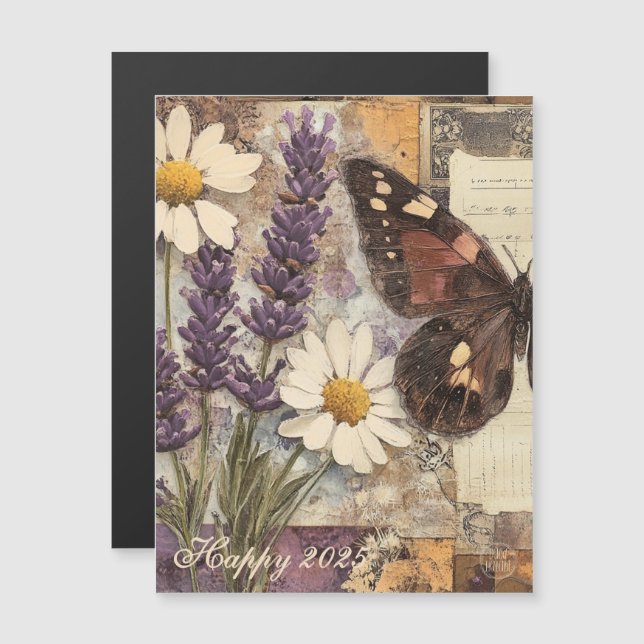 2025 Vintage Floral Junk Journal (Front/Back)