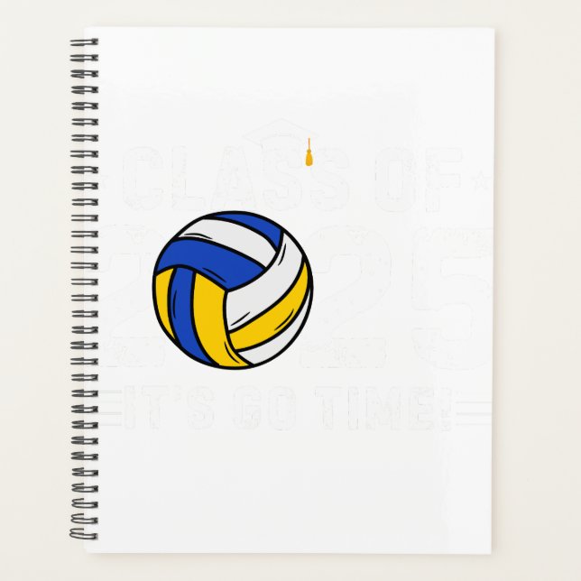2025 Volleyball Player- Class of 2025 -Graduation Planner (Front)