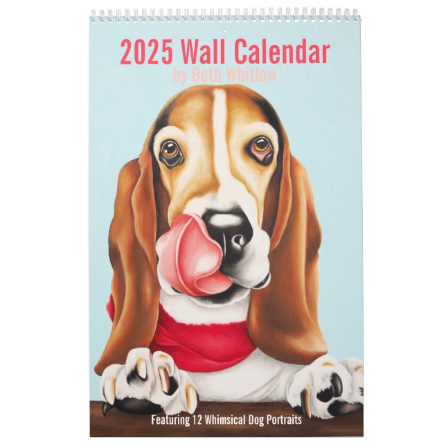 2025 Whimsical Dog Calendar - Large (Cover)