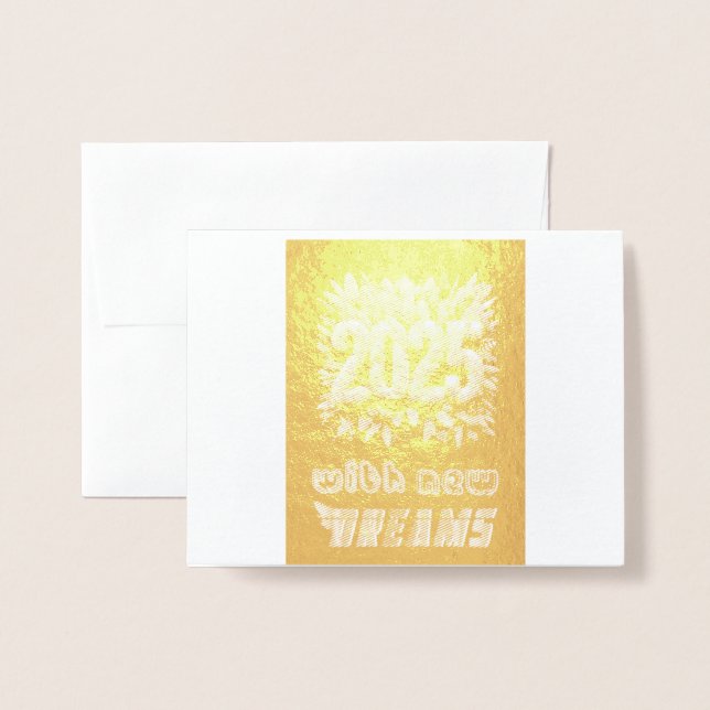 2025 With New Dreams Foil Card (Front With Envelope)