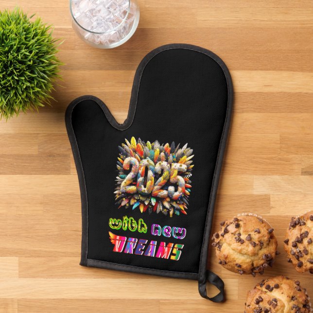 2025 With New Dreams Oven Mitt (Top down)